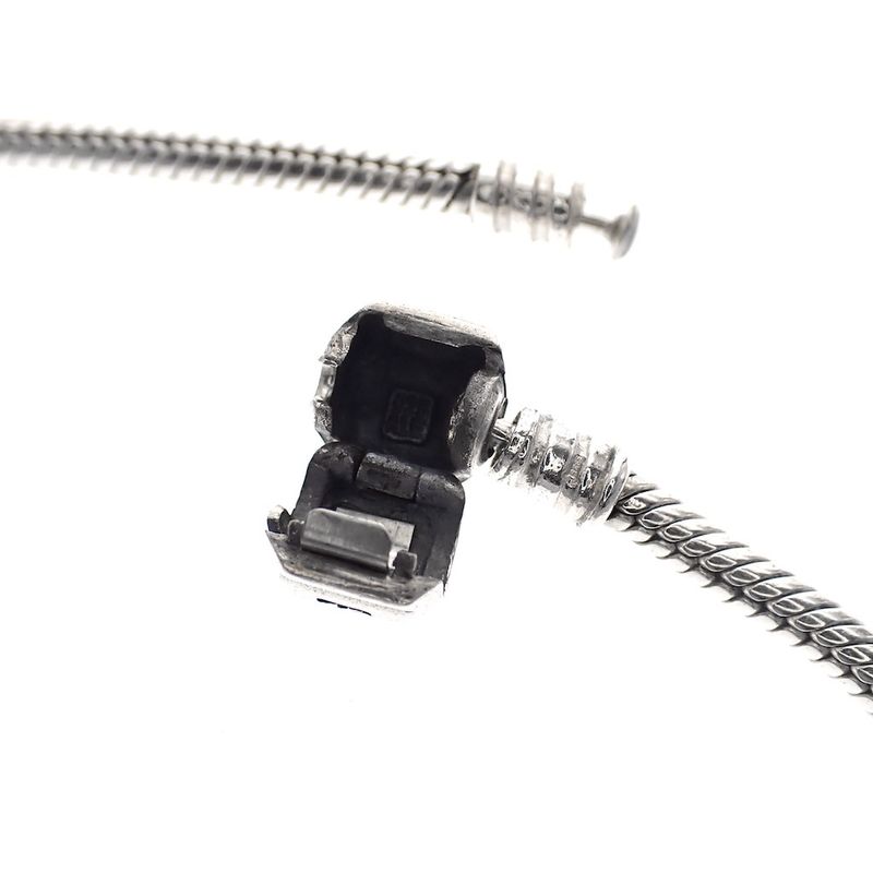 Image 5 of Pandora bracelet; Silver; Snake Chain | 19 cm