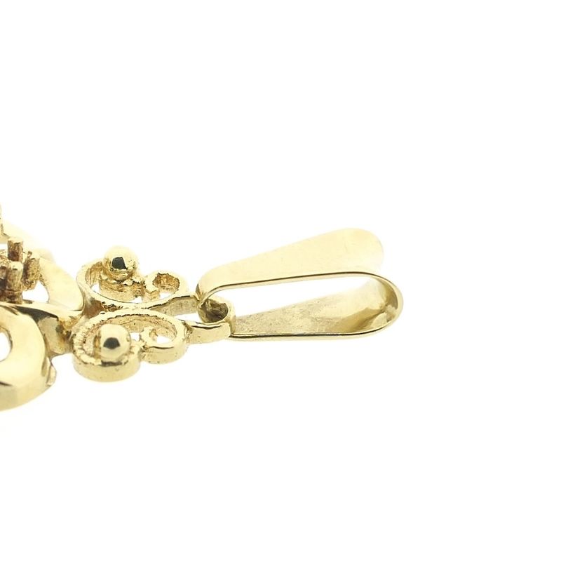 Image 3 of Vintage gold pendant with cameo