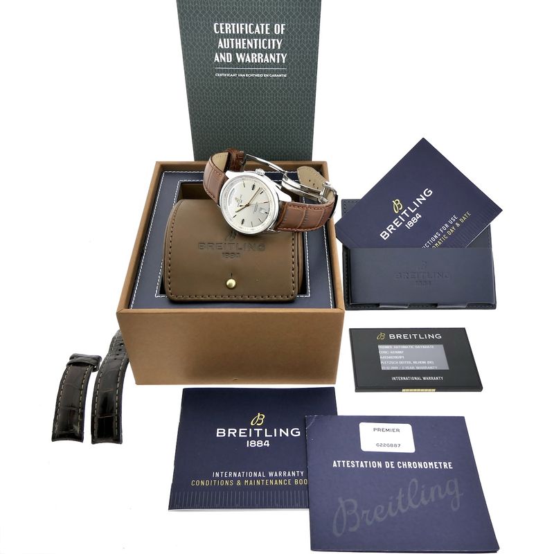 Image 4 of Breitling Premier Day Date A45340; Automatic men's watch