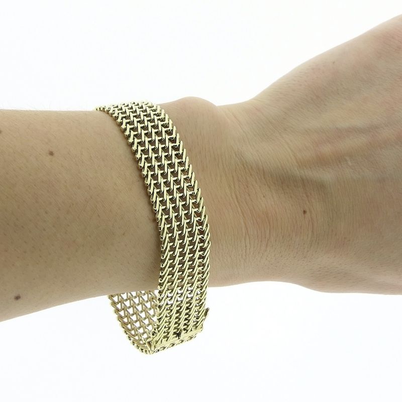 Image 9 of Golden fantasy link bracelet | 19.5 cm