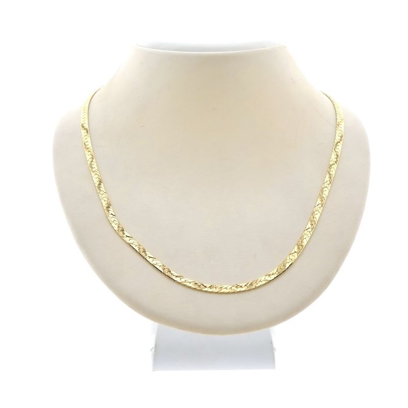Image 1 of Gold Midas link chain with print