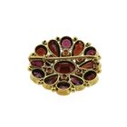 Image 4 of Vintage gold brooch with garnet