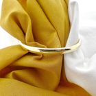 Image 3 of Gold smooth slave bracelet | Ø 60 mm