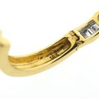 Image 8 of 18K Gold Hoop Earrings with Diamond | 1.10 ct.