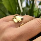 Image 9 of Gold ring with artistic design