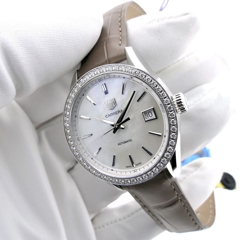 Image 6 of Tag Heuer Carrera Automatic 36mm WBK2316.FC8258; Automatic watch with diamonds