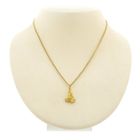 Image 3 of 22 carat gold pendant with a gold nugget