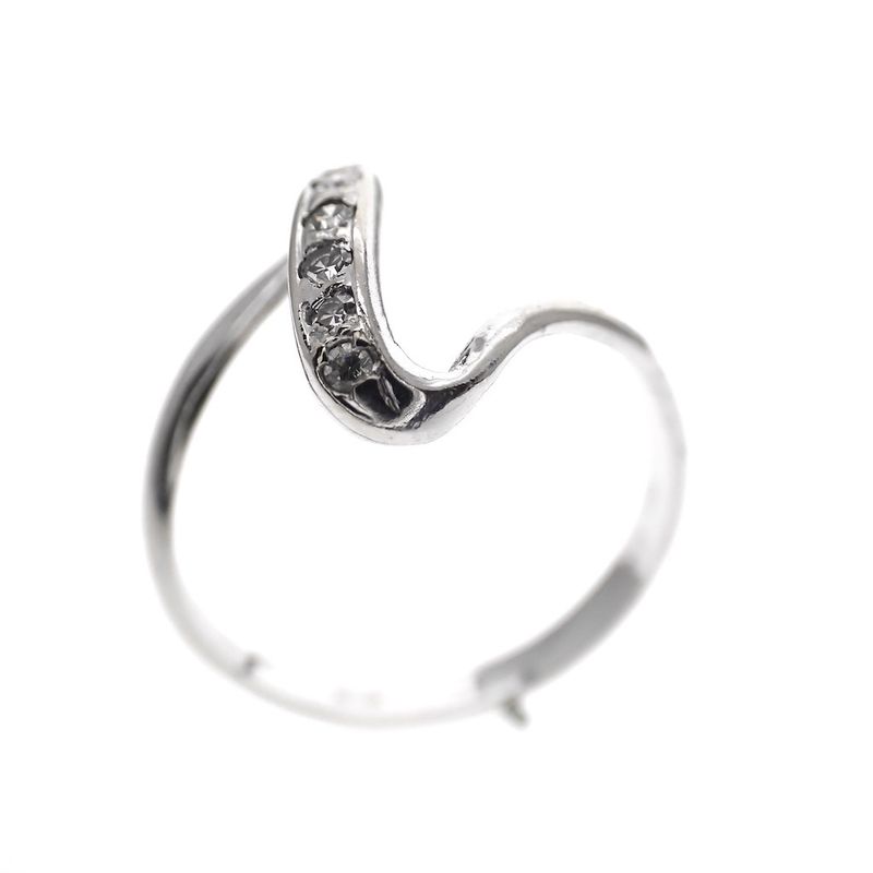 Image 3 of Silver fantasy ring with zirconia