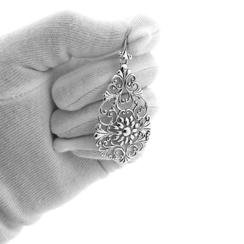 Image 10 of Antique silver pendant | Art Nouveau