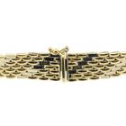 Image 4 of Vintage two-tone gold panther link bracelet