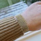 Image 7 of Vintage gold panther link bracelet | 21 cm