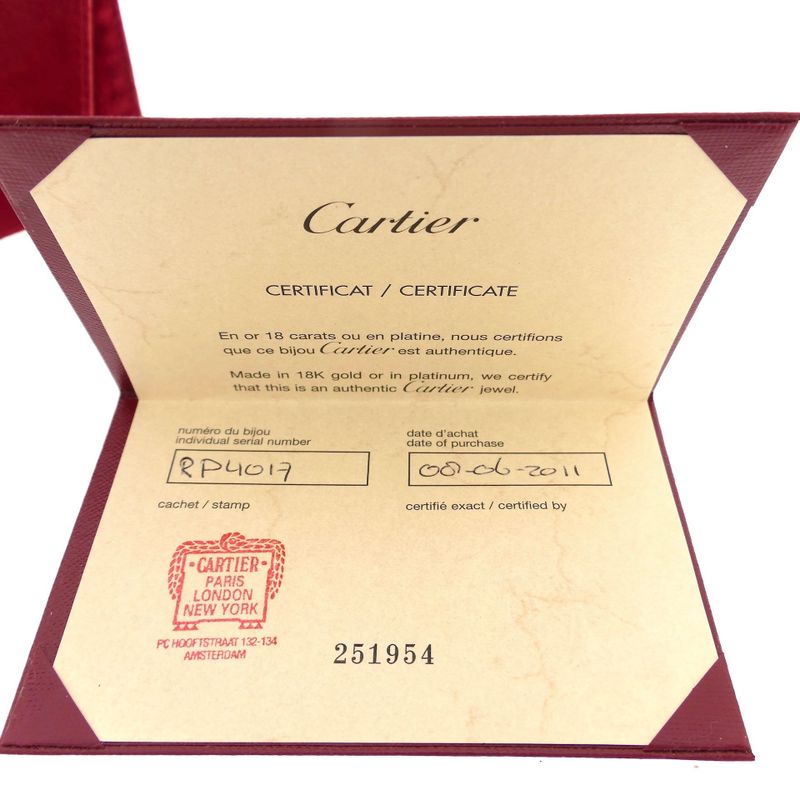 Image 8 of Gold Ring; Cartier