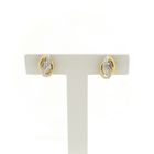 Image 1 of Gold stud earrings with diamond | 0.02 ct.