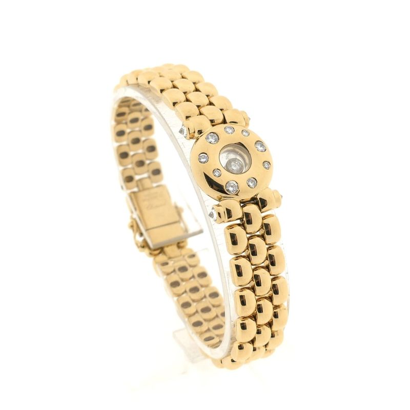 Image 1 of Gold Chopard bracelet with diamond; approx. 0.33 ct.
