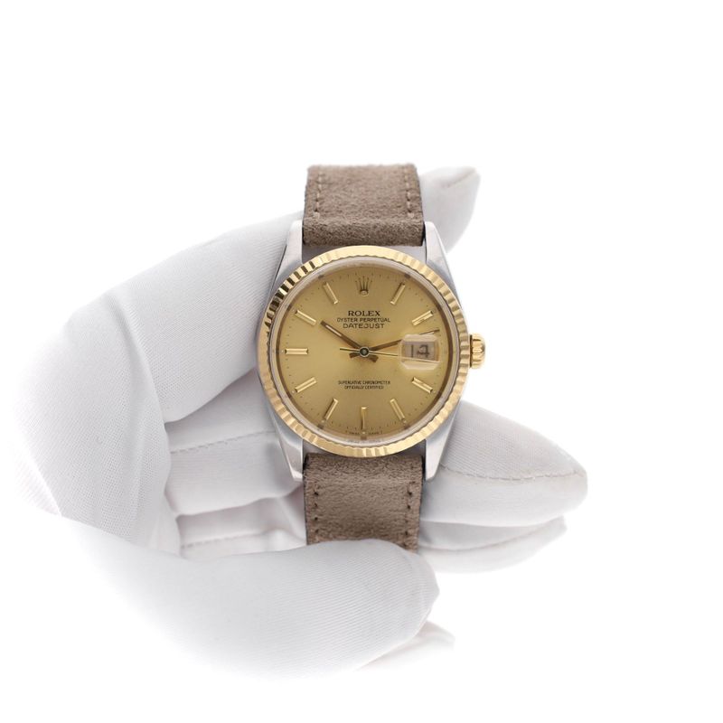 Image 6 of Rolex Datejust 36mm 16233; Automatic Watch in 18k Gold/Stainless Steel