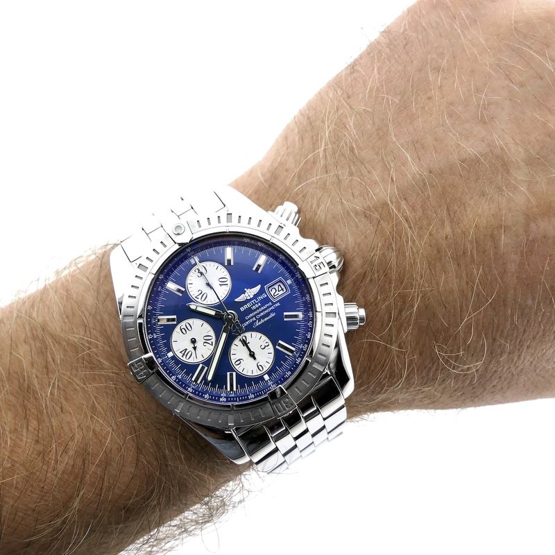 Image 13 of Breitling Chronomat Evolution A13356; Chronograph men's watch