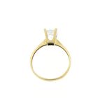 Image 5 of Gold solitaire ring with zirconia stone | Altinbas