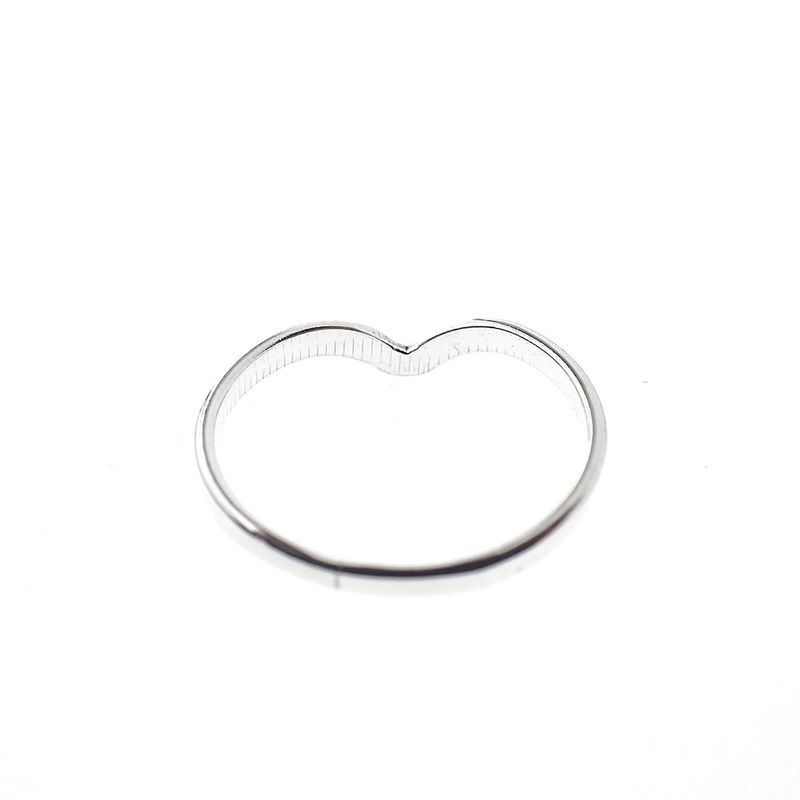 Image 2 of Silver V-shaped ladies ring