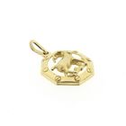 Image 3 of Gold zodiac sign pendant; Capricorn