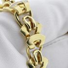 Image 10 of Solid gold necklace with diamonds; 1.43 ct.