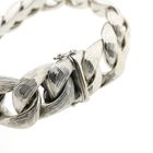 Image 6 of White gold gourmet link bracelet