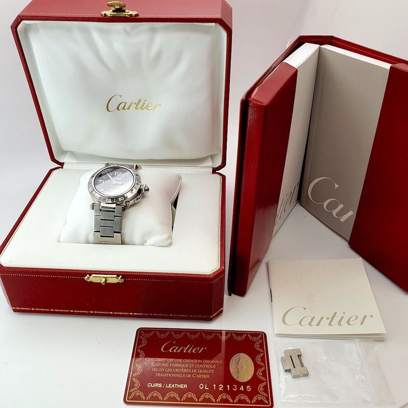 Image 2 of Cartier Pasha GMT; Automatic watch