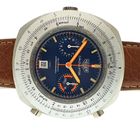 Image 12 of Heuer Calculator; Vintage chronograaf heren horloge