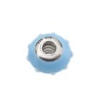 Image 4 of Pandora charm; Silver; Blue/White Seeing Spots
