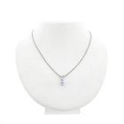 Image 5 of Silver pendant with purple zirconia