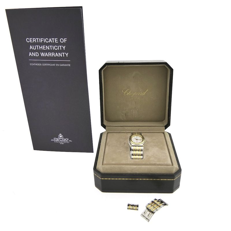 Image 6 of Chopard Monte Carlo; Vintage goud/stalen dames horloge