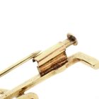 Image 4 of Golden polo sports brooch.