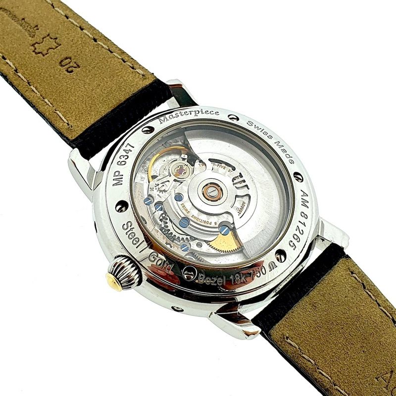 Image 4 of Maurice Lacroix Masterpiece; Automatic watch with moonphase and triple calendar