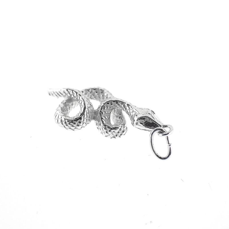 Image 4 of Silver charm; Snake