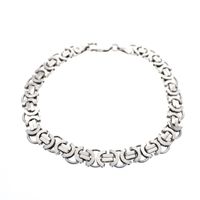 Silver link bracelet; Men | 22.5 cm