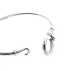 Image 5 of Pandora Infinity Knot Bangle; Silver; | Ø 64.5 mm