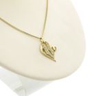 Image 5 of Gold panther pendant with zirconia