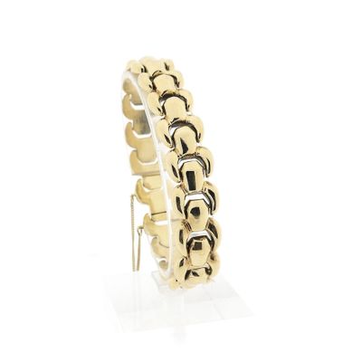 Image 1 of Gold Bismarck link bracelet