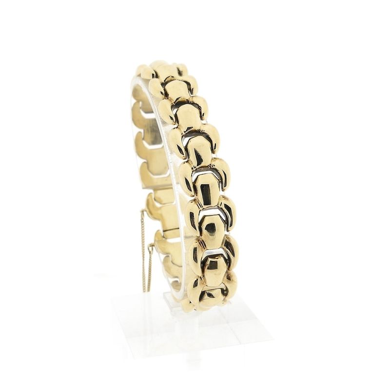 Image 1 of Gold Bismarck link bracelet