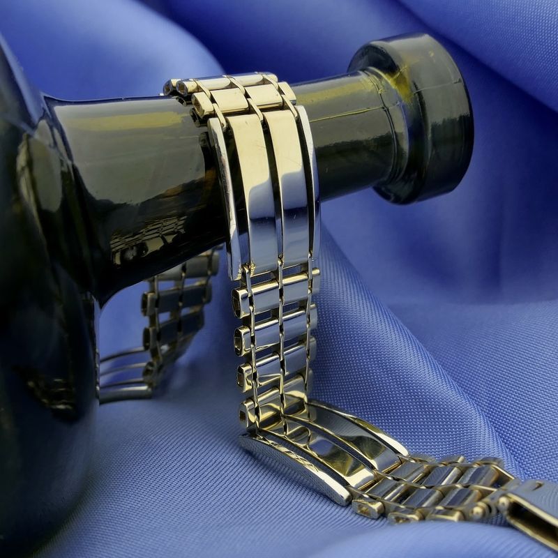 Image 7 of Two-tone gold fantasy link bracelet