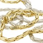 Image 7 of Two-tone gold fantasy link chain