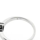 Image 6 of White gold solitaire ring with a black diamond | 0.75 ct. (price adjusted, incl. alteration costs)