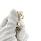 Image 8 of Two-tone gold hoop earrings | Ø 20 mm