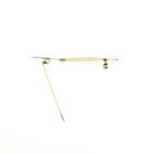 Image 4 of Vintage gold brooch of a feather