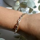 Image 10 of Gold anchor link bracelet | 20 cm
