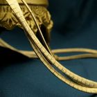 Image 2 of Gold matte Omega link necklace