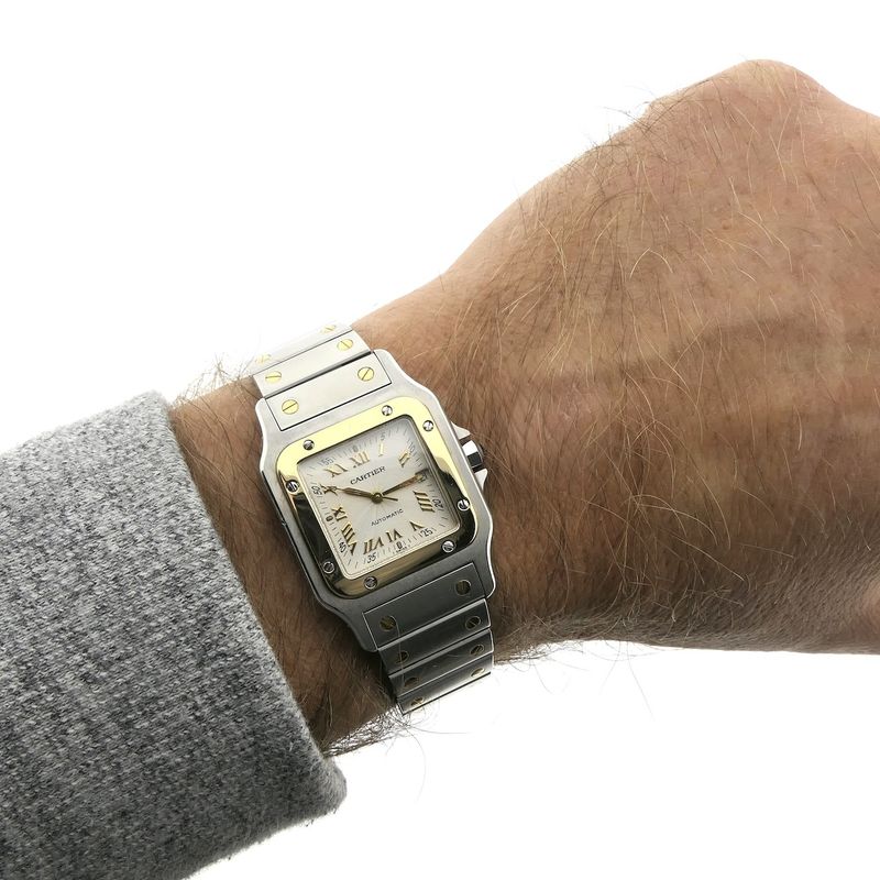 Image 16 of Cartier Santos Galbée Automatic 2319; Unisex watch