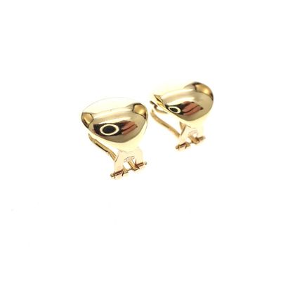 Image 2 of Vintage gold clip-on earrings