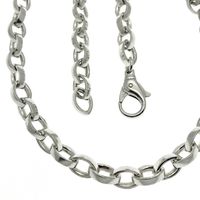 Silver anchor link chain | 44 cm