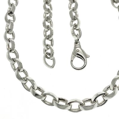Image 1 of Silver anchor link chain | 44 cm