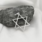 Image 2 of Silver pendant of a Star of David